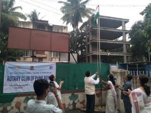 Flag Hoisting at Sharada Vidyalaya 2018 08 15